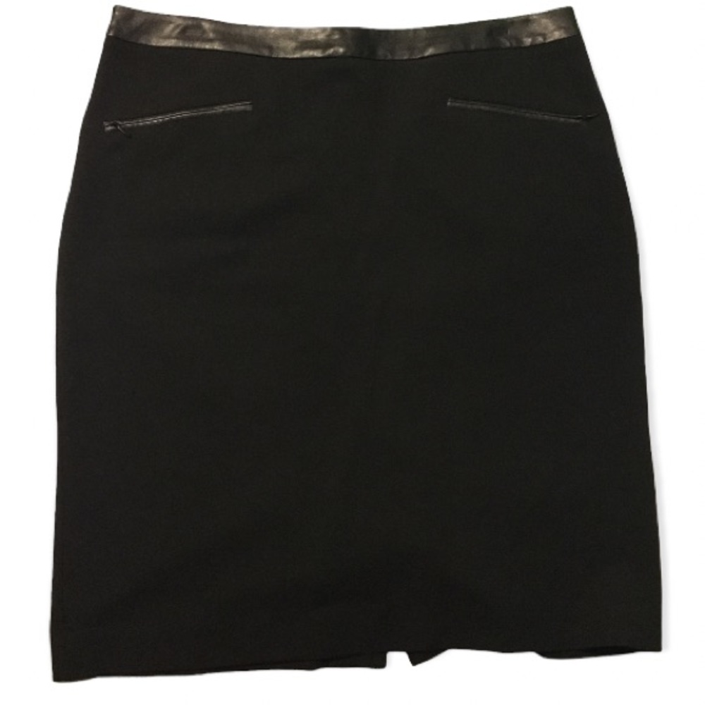 Talbots Black Pencil Skirt 12